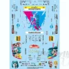 1/10 GSC Character Customize Series Sticker Set 04: Miku Hatsune '09 Ver.
