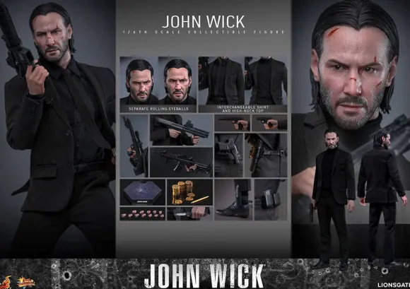 1/6 Movie Masterpiece - Fully Poseable Figure: John Wick - John Wick