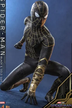 1/6 Movie Masterpiece - Fully Poseable Figure: Spider-Man: No Way Home - Spider-Man (Black & Gold Suit Version)