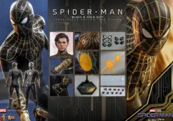 1/6 Movie Masterpiece - Fully Poseable Figure: Spider-Man: No Way Home - Spider-Man (Black & Gold Suit Version)