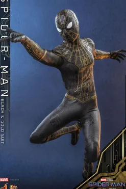 1/6 Movie Masterpiece - Fully Poseable Figure: Spider-Man: No Way Home - Spider-Man (Black & Gold Suit Version)