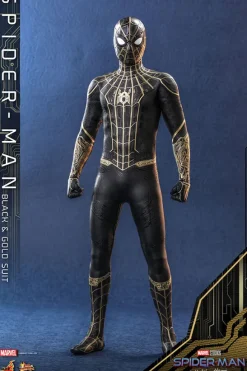 1/6 Movie Masterpiece - Fully Poseable Figure: Spider-Man: No Way Home - Spider-Man (Black & Gold Suit Version)