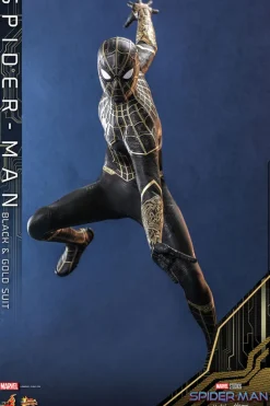 1/6 Movie Masterpiece - Fully Poseable Figure: Spider-Man: No Way Home - Spider-Man (Black & Gold Suit Version)