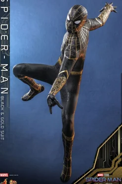 1/6 Movie Masterpiece - Fully Poseable Figure: Spider-Man: No Way Home - Spider-Man (Black & Gold Suit Version)