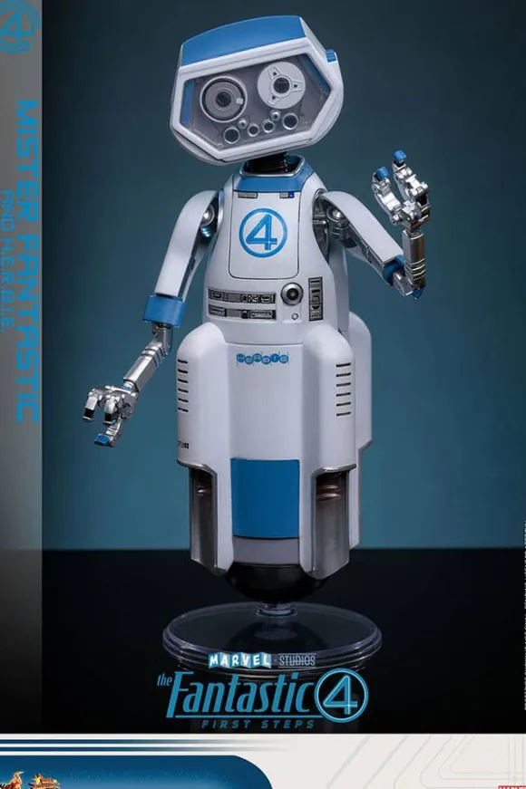 1/6 Movie Masterpiece - Fully Poseable Figure: The Fantastic Four: First Steps - Mister Fantastic & H.E.R.B.I.E.