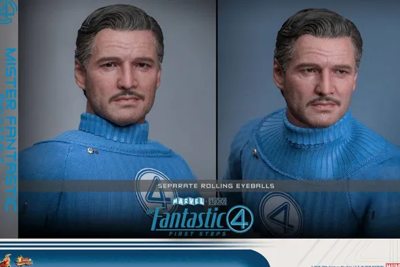 1/6 Movie Masterpiece - Fully Poseable Figure: The Fantastic Four: First Steps - Mister Fantastic & H.E.R.B.I.E.