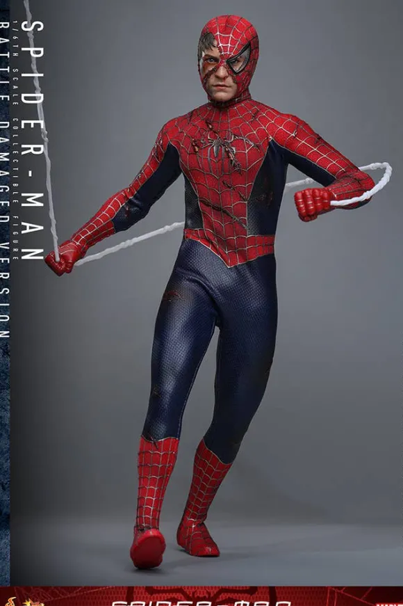 1/6 Movie Masterpiece - Fully Poseable Figure: Spider-Man - Spider-Man (Battle Damaged Version)