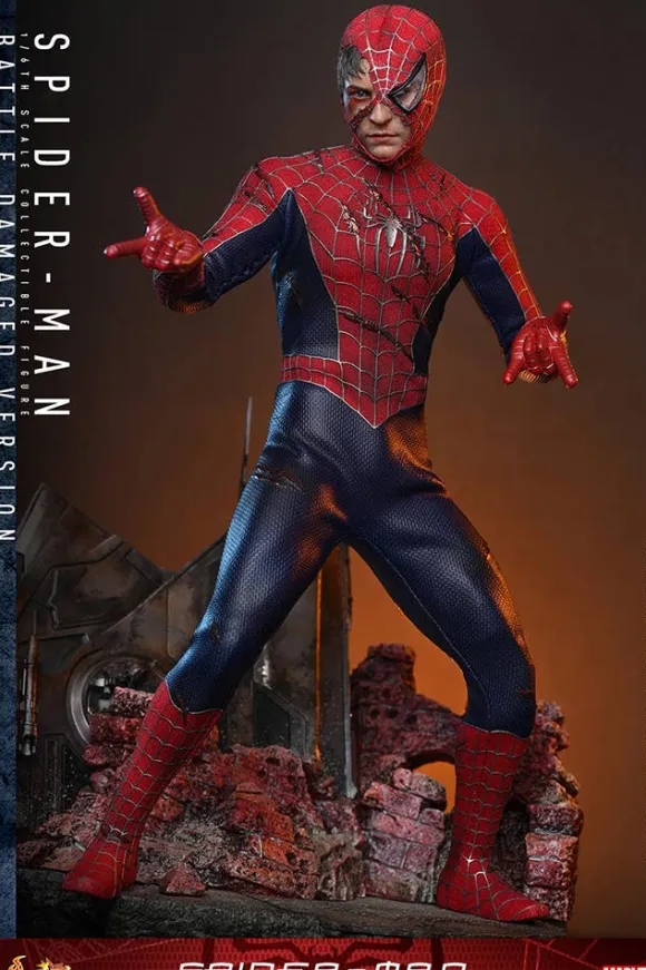 1/6 Movie Masterpiece - Fully Poseable Figure: Spider-Man - Spider-Man (Battle Damaged Version)