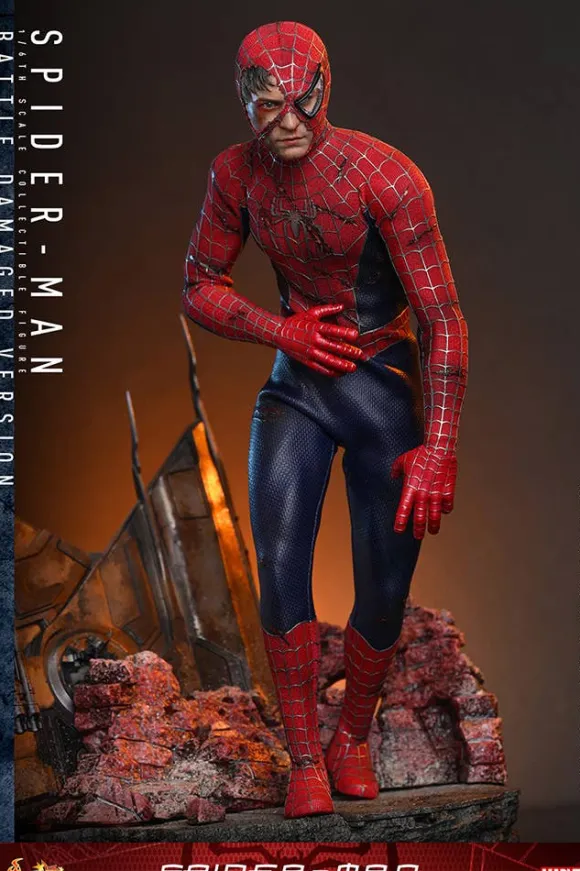 1/6 Movie Masterpiece - Fully Poseable Figure: Spider-Man - Spider-Man (Battle Damaged Version)