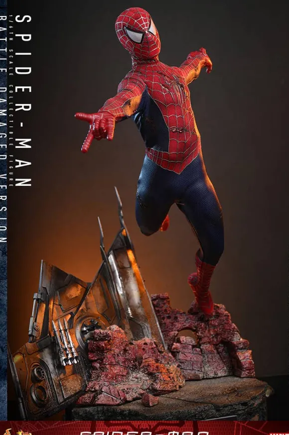 1/6 Movie Masterpiece - Fully Poseable Figure: Spider-Man - Spider-Man (Battle Damaged Version)