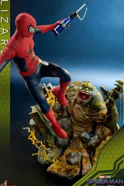 1/6 Movie Masterpiece - Fully Poseable Figure: The Amazing Spider-Man 2 - The Amazing Spider-Man & Lizard (Diorama Base) Set