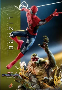1/6 Movie Masterpiece - Fully Poseable Figure: The Amazing Spider-Man 2 - The Amazing Spider-Man & Lizard (Diorama Base) Set