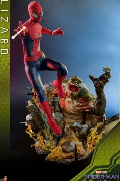 1/6 Movie Masterpiece - Fully Poseable Figure: The Amazing Spider-Man 2 - The Amazing Spider-Man & Lizard (Diorama Base) Set