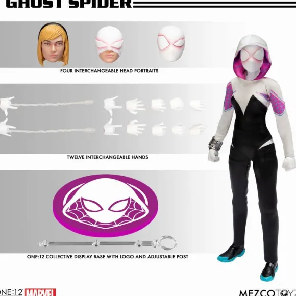 1/12 ONE:12 Collective/ Marvel Comics: Ghost Spider Action Figure