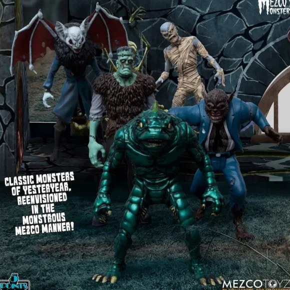 5 Points / Mezco's Monsters: Tower of Fear 3.75inch Action Figure Box Set