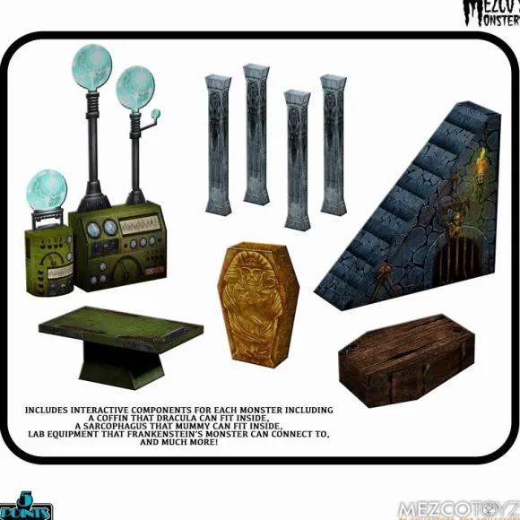 5 Points / Mezco's Monsters: Tower of Fear 3.75inch Action Figure Box Set