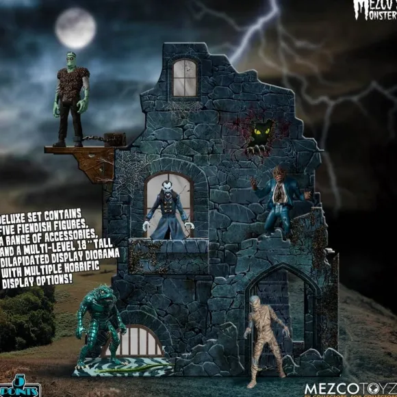 5 Points / Mezco's Monsters: Tower of Fear 3.75inch Action Figure Box Set