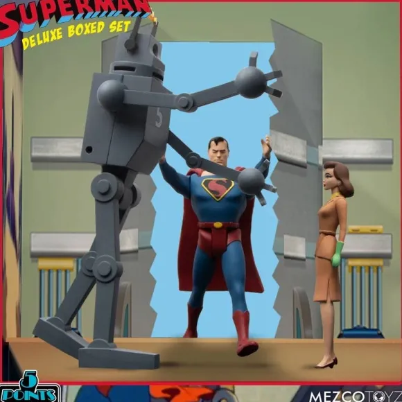 5 Points / Superman 1941 Animation: The Mechanical Monsters 3.75 inch Action Figure Box Set
