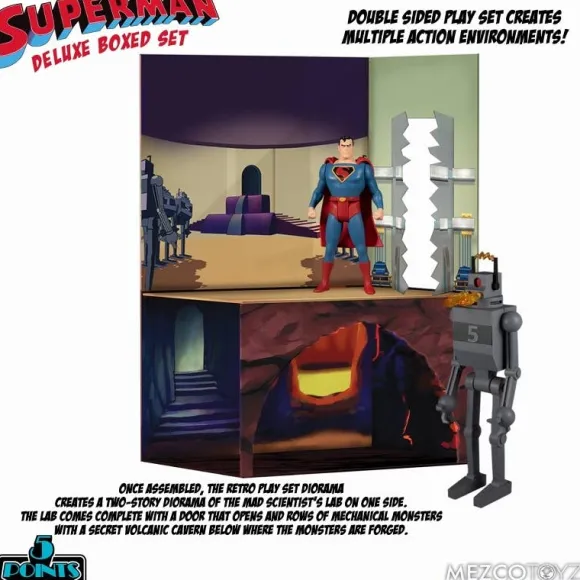5 Points / Superman 1941 Animation: The Mechanical Monsters 3.75 inch Action Figure Box Set