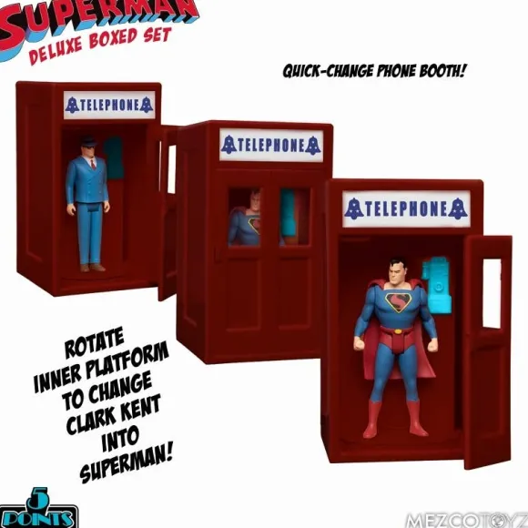 5 Points / Superman 1941 Animation: The Mechanical Monsters 3.75 inch Action Figure Box Set