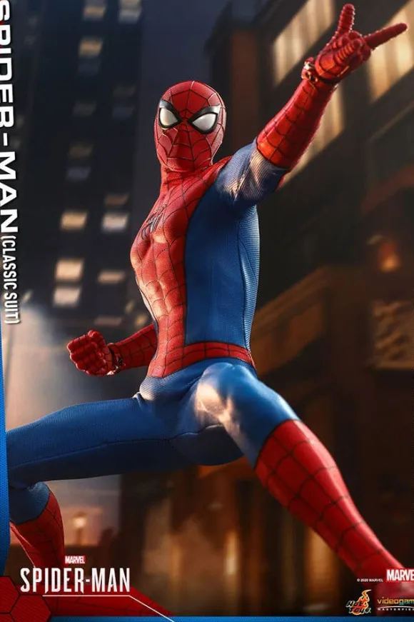 1/6 Video Game Masterpiece - Scale Fully Poseable Figure: Marvel's Spider-Man - Spider-Man (Classic Suit Version)