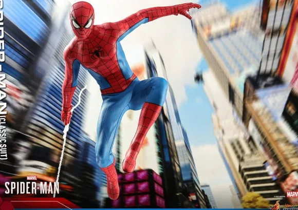 1/6 Video Game Masterpiece - Scale Fully Poseable Figure: Marvel's Spider-Man - Spider-Man (Classic Suit Version)