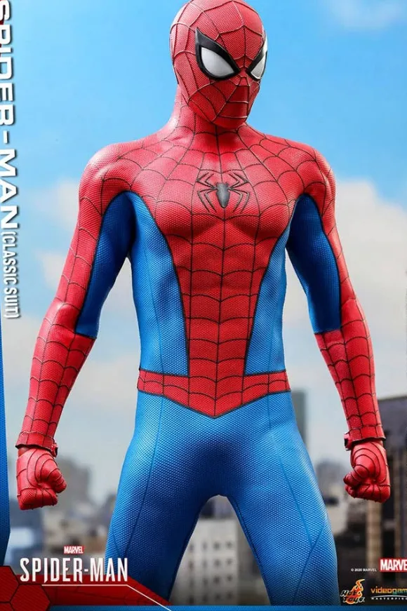 1/6 Video Game Masterpiece - Scale Fully Poseable Figure: Marvel's Spider-Man - Spider-Man (Classic Suit Version)