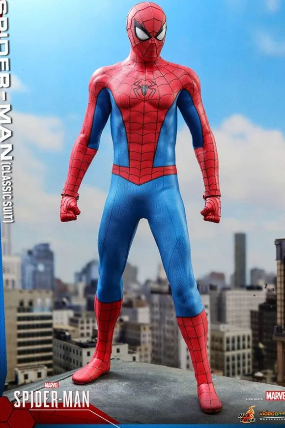 1/6 Video Game Masterpiece - Scale Fully Poseable Figure: Marvel's Spider-Man - Spider-Man (Classic Suit Version)