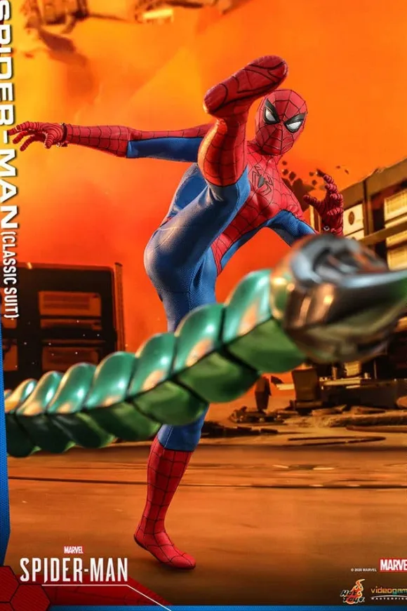 1/6 Video Game Masterpiece - Scale Fully Poseable Figure: Marvel's Spider-Man - Spider-Man (Classic Suit Version)