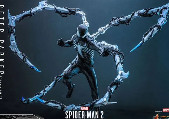 1/6 Video Game Masterpiece - Fully Poseable Figure: Marvel's Spider-Man 2 - Peter Parker (Black Suit)