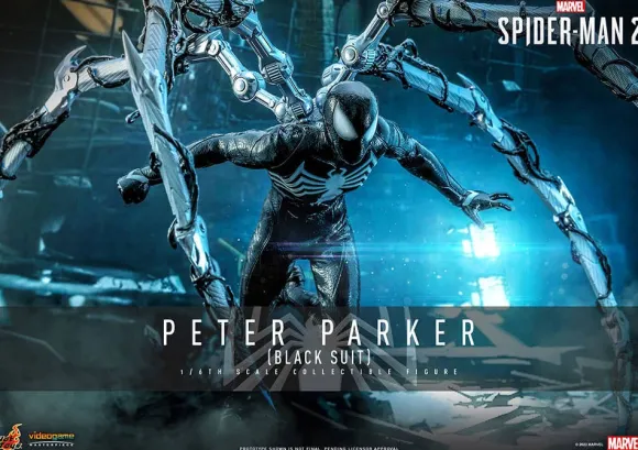 1/6 Video Game Masterpiece - Fully Poseable Figure: Marvel's Spider-Man 2 - Peter Parker (Black Suit)
