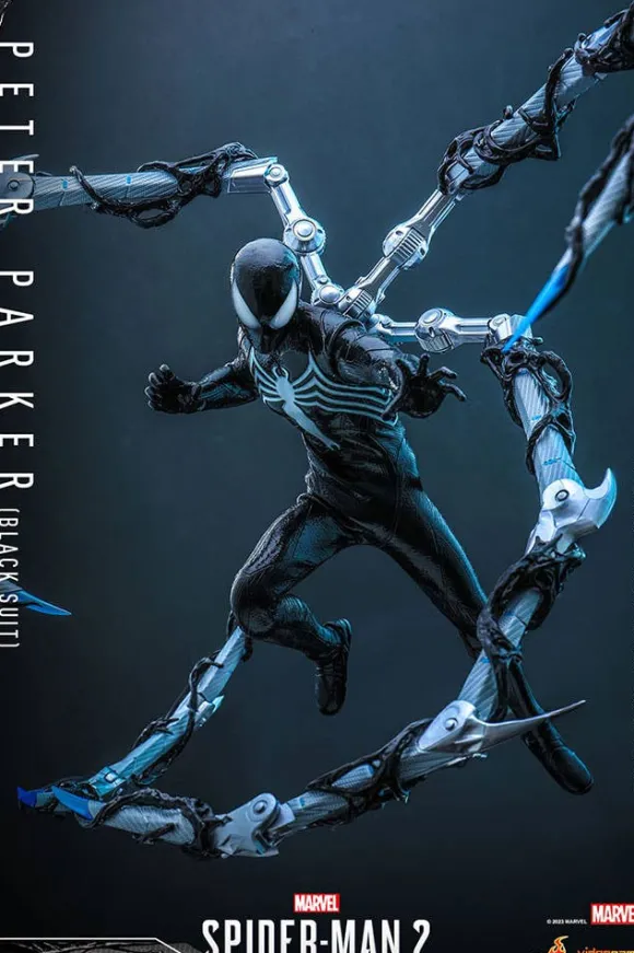 1/6 Video Game Masterpiece - Fully Poseable Figure: Marvel's Spider-Man 2 - Peter Parker (Black Suit)
