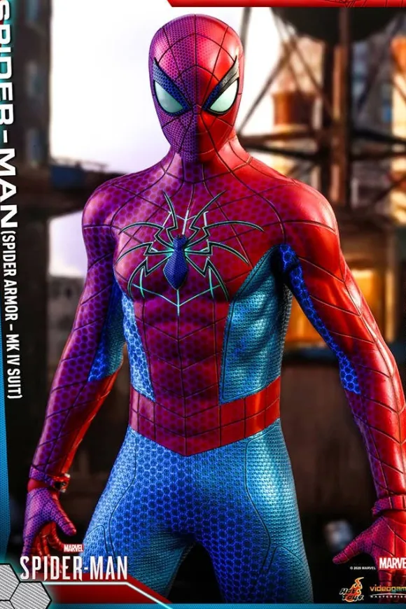 1/6 Video Game Masterpiece Fully Poseable Figure: Marvel's Spider-Man Spider-Man (Spider Armor MK IV Suit Version)