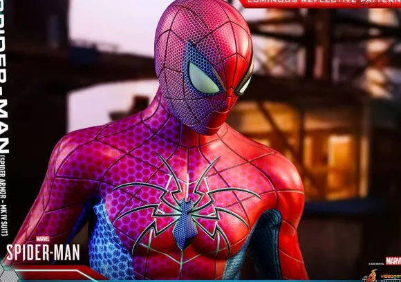 1/6 Video Game Masterpiece Fully Poseable Figure: Marvel's Spider-Man Spider-Man (Spider Armor MK IV Suit Version)