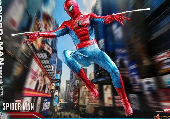 1/6 Video Game Masterpiece Fully Poseable Figure: Marvel's Spider-Man Spider-Man (Spider Armor MK IV Suit Version)