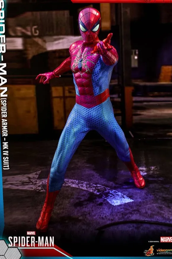 1/6 Video Game Masterpiece Fully Poseable Figure: Marvel's Spider-Man Spider-Man (Spider Armor MK IV Suit Version)