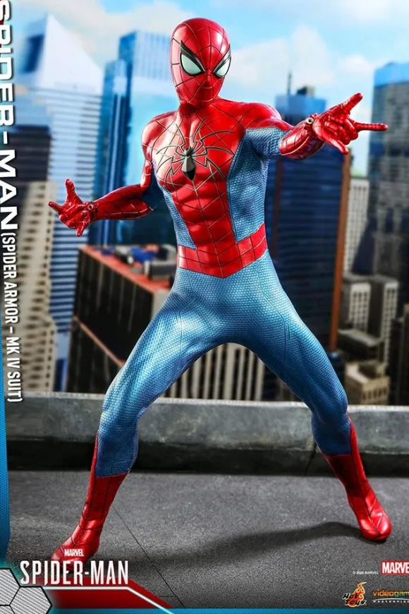 1/6 Video Game Masterpiece Fully Poseable Figure: Marvel's Spider-Man Spider-Man (Spider Armor MK IV Suit Version)