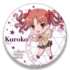A Certain Magical Index III: Nendoroid Plus Big Can Badge Kuroko Shirai