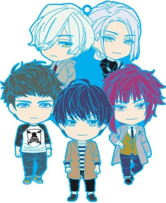 A3! Nendoroid Plus Unit Rubber Charm Strap Winter Troupe