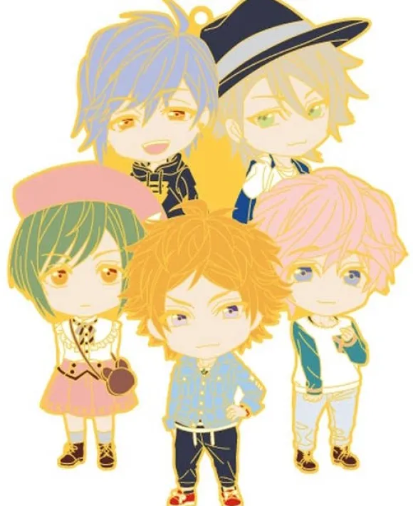 A3! Nendoroid Plus Unit Rubber Charm Strap Summer Troupe