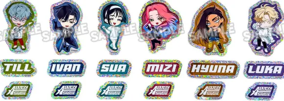 ALIEN STAGE Nendoroid Plus Holographic Sticker Set Ivan