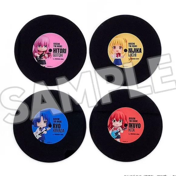 Bocchi the Rock! Nendoroid Plus Record Coaster Hitori Gotoh