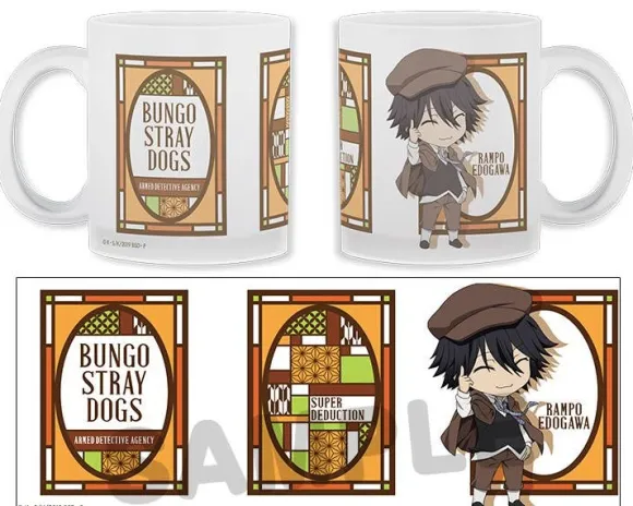 Bungo Stray Dogs: Nendoroid Plus Glass Mug Ranpo Edogawa