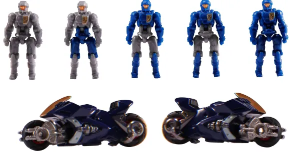 Diaclone: DA-15 Big Powered Troopers Set