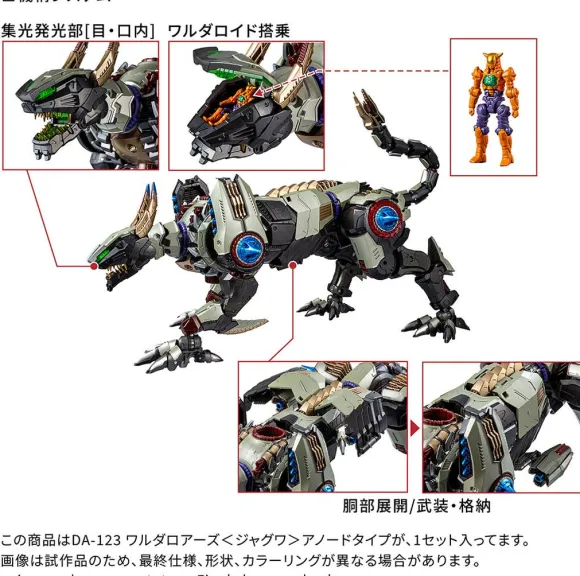 Diaclone DA-123 Warudaroars Jaguar Anode Type