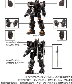 Diaclone EX Core & Armament Set 3
