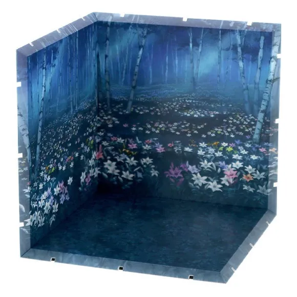 Dioramansion 150 White Birch & Lilies