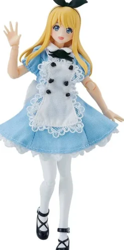 figma Female Body (Alice) with Dress + Apron Outfit