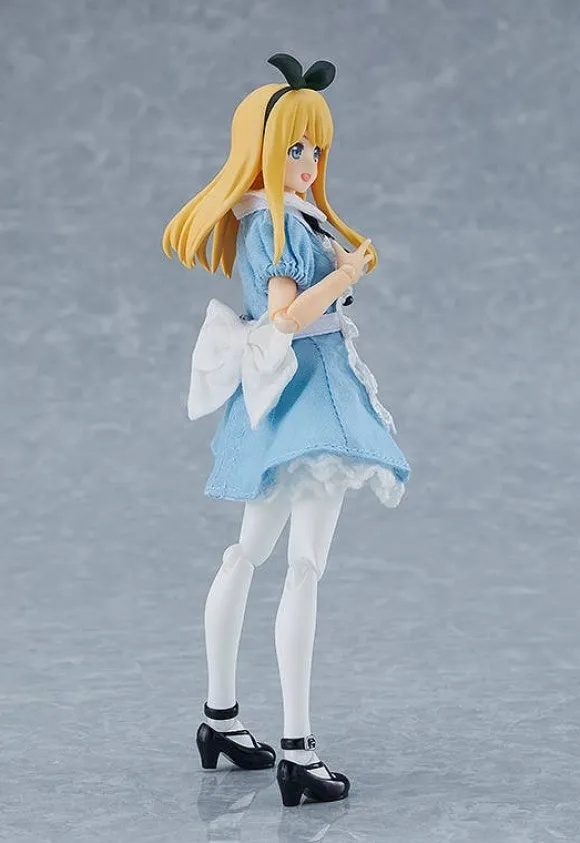 figma Female Body (Alice) with Dress + Apron Outfit