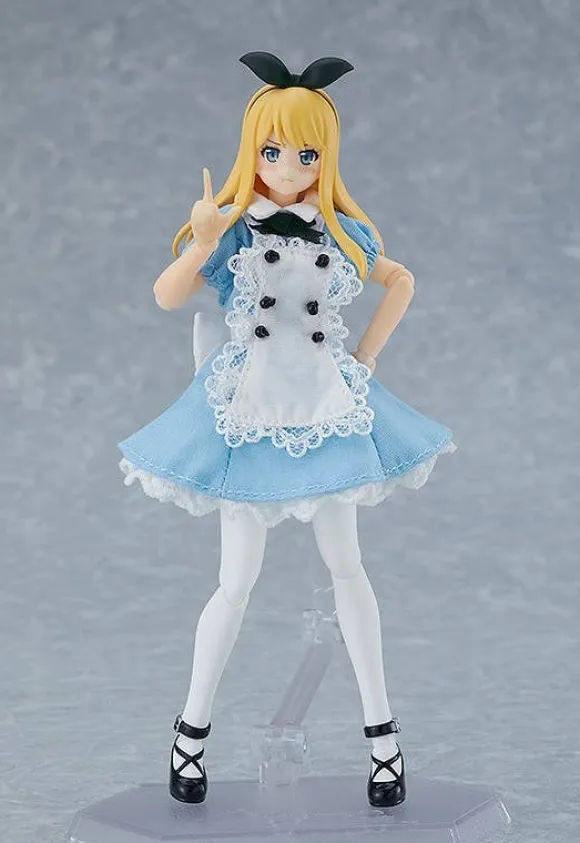 figma Female Body (Alice) with Dress + Apron Outfit